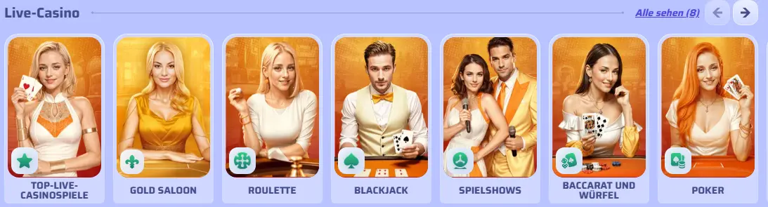 Auswahl an Spielautomaten – verschiedene Themen, Jackpots und neue Releases